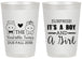 Personalized Baby Shower 20 oz Frosted Cups - Gender Reveal Boy Or Girl | 90064