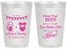 Personalized Baby Shower 20 oz Frosted Cups - Raise Your Beer | 90065