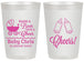 Personalized Baby Shower 20 oz Frosted Cups - Raise A Beer | 90081