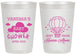 Personalized Baby Shower 20 oz Frosted Cups - Hot Air Balloon | 90097