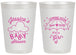 Personalized Baby Shower 20 oz Frosted Cups - April Showers May Babies | 90099