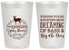 Personalized Baby Shower 20 oz Frosted Cups - Fishing Hunting | 90119