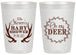 Personalized Baby Shower 20 oz Frosted Cups - Oh My Deer Christmas | 90121