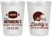 Personalized Baby Shower 20 oz Frosted Cups - Football Little Kicker | 90139
