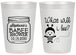 Personalized Baby Shower 20 oz Frosted Cups - What Will I Bee | 90156