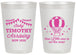 Personalized Baby Shower 20 oz Frosted Cups - Hot Air Balloon | 90162