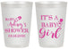 Personalized Baby Shower 20 oz Frosted Cups - Baby Girl | 90171