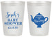 Personalized Baby Shower 20 oz Frosted Cups - Baby Is Brewing | 90172