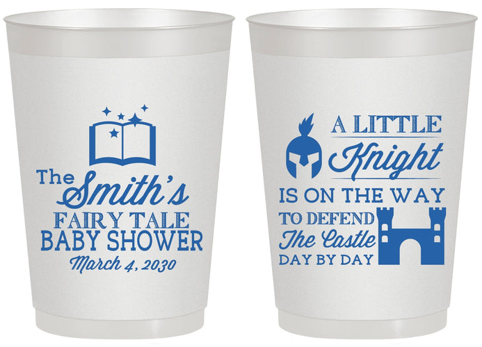 Personalized Baby Shower 20 oz Frosted Cups - Little Knight | 90175
