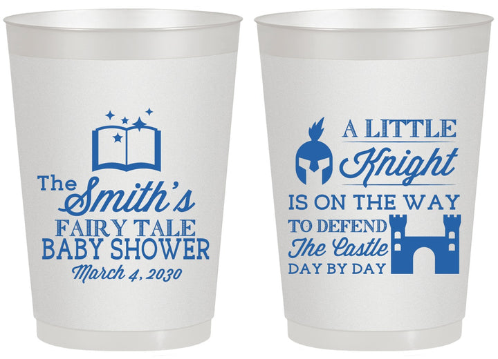 Personalized Baby Shower 20 oz Frosted Cups - Little Knight | 90175