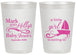 Personalized Baby Shower 20 oz Frosted Cups - Sailboat | 90178
