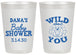 Personalized Baby Shower 20 oz Frosted Cups - Lion Wild About You | 90186