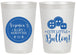 Personalized Baby Shower 20 oz Frosted Cups - Cute Little Button | 90189
