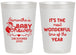 Personalized Baby Shower 20 oz Frosted Cups - Christmas | 90191
