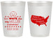 Personalized Baby Shower 20 oz Frosted Cups - Red White Blue | 90197