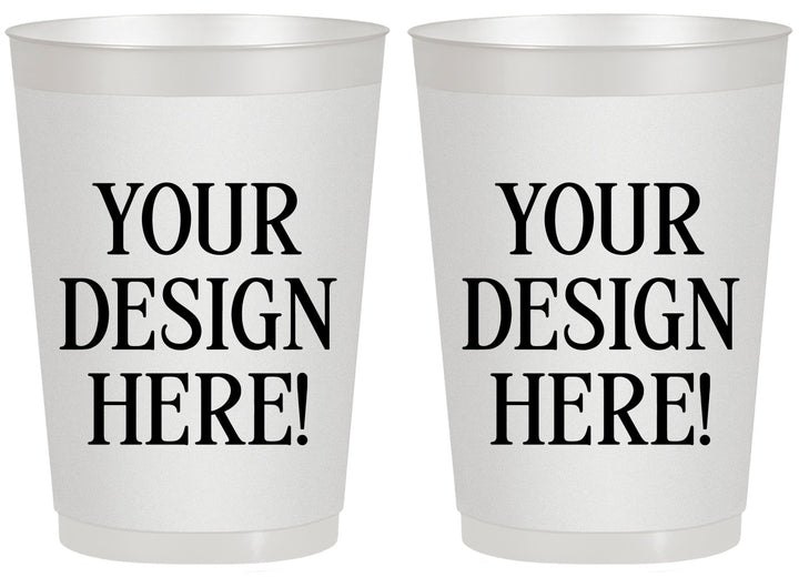 20 oz Frosted Cups - Design Your Own