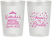 Personalized Bridal Shower 22 oz Frosted Cups - Shower The Bride | 100001