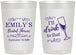 Personalized Bridal Shower 22 oz Frosted Cups - I'll Drink To The That | 100006