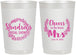 Personalized Bridal Shower 22 oz Frosted Cups - Future Mrs | 100015