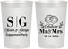 Personalized Engagement 22 oz Frosted Cups - Future Mr And Mrs | 10002
