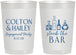 Personalized Engagement 22 oz Frosted Cups - Stock The Bar | 10005