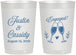 Personalized Engagement 22 oz Frosted Cups - Engaged | 10013