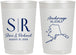 Personalized Wedding 22 oz Frosted Cups - Alaska | 101