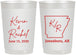 Personalized Wedding 22 oz Frosted Cups - Arkansas | 103