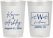 Personalized Wedding 22 oz Frosted Cups - Colorado | 105