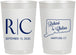 Personalized Wedding 22 oz Frosted Cups - Connecticut | 106