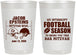 Personalized Bar Mitzvah 22 oz Frosted Cups - 13th Birthday Football | 110003