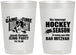 Personalized Bar Mitzvah 22 oz Frosted Cups - 13th Birthday Hockey | 110006