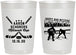 Personalized Bar Mitzvah 22 oz Frosted Cups - 13th Birthday Hockey | 110007