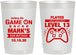 Personalized Bar Mitzvah 22 oz Frosted Cups - 13th Birthday Video Game | 110013