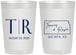 Personalized Wedding 22 oz Frosted Cups - Kansas | 115