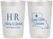 Personalized Wedding 22 oz Frosted Cups - Louisiana | 117