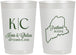 Personalized Wedding 22 oz Frosted Cups - Maine | 118