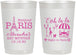 Personalized Bat Mitzvah 22 oz Frosted Cups - 12th Birthday Paris | 120004