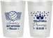 Personalized Bat Mitzvah 22 oz Frosted Cups - 12th Birthday Volleyball | 120015