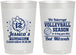 Personalized Bat Mitzvah 22 oz Frosted Cups - 12th Birthday Volleyball | 120016