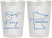 Personalized Wedding 22 oz Frosted Cups - Minnesota | 122