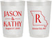 Personalized Wedding 22 oz Frosted Cups - Missouri | 124