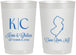 Personalized Wedding 22 oz Frosted Cups - New Jersey | 129