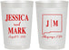 Personalized Wedding 22 oz Frosted Cups - New Mexico | 130