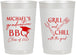 Personalized Graduation 22 oz Frosted Cups - Class Of 2027 Bbq | 130009
