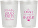 Personalized Graduation 22 oz Frosted Cups - Class Of 2027 Tassel Hassel | 130011