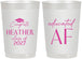 Personalized Graduation 22 oz Frosted Cups - Class Of 2027 Educated Af | 130019