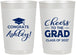 Personalized Graduation 22 oz Frosted Cups - Class Of 2027 Cheers Grad | 130020