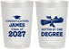 Personalized Graduation 22 oz Frosted Cups - Class Of 2027 Hotter Degree | 130022