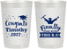 Personalized Graduation 22 oz Frosted Cups - Class Of 2027 Done With Bs | 130025